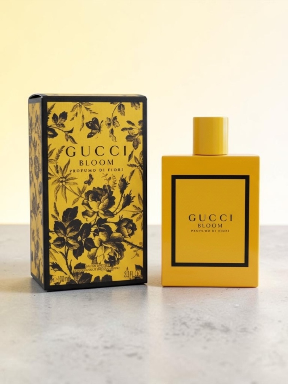Gucci Bloom Profumo Di Fiori
Yellow Floral Box and Bottle 3.3 Fl Oz
100ml NIB